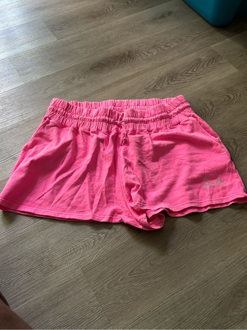 Barbie Hot Pink Elastic-Waist Athletic Shorts